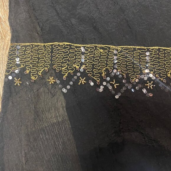 S | Sequin Black Skirt - Picture 4 of 4